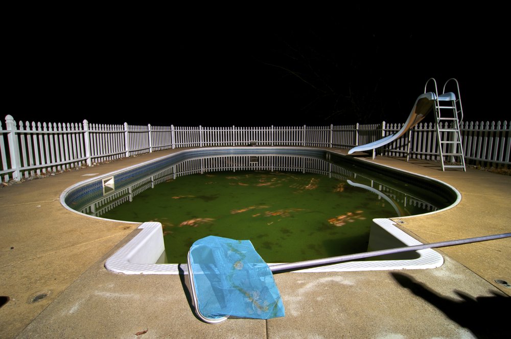 Зеленеет вода в бассейне — причины, способы очистки